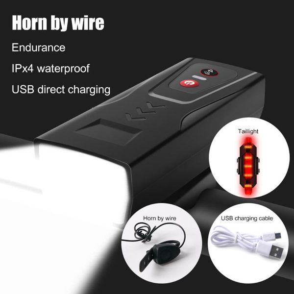 bike lights usb rechargeable light mtb bicycle front back rear taillight with 120db horn warning lamp ultralight
bike lights usb rechargeable light mtb bicycle front back rear taillight with 120db horn warning lamp ultralight