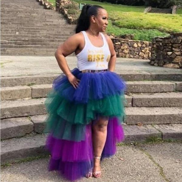 skirts trendy tulle women high low puffy layered custom made street style quality party, Black
skirts trendy tulle women high low puffy layered custom made street style quality party, Black
