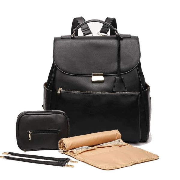 black leather diaper bag large-capacity fashion maternity bag mommy travel backpack multifunctional baby storage waterproof 210922
black leather diaper bag large-capacity fashion maternity bag mommy travel backpack multifunctional baby storage waterproof 210922