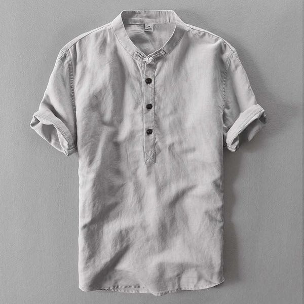 men's casual shirts summer fashion shirt cotton and linen short-sleeved collar slim fit solid color male dress, White;black
men's casual shirts summer fashion shirt cotton and linen short-sleeved collar slim fit solid color male dress, White;black