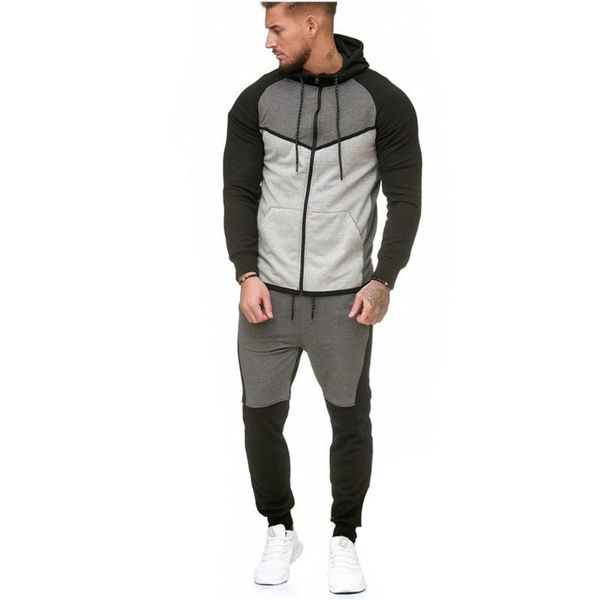 men 2021 sets tracksuit autumn winter hoodies track suit outdoor sports leisure sportswear two piece streetwear jacket, Gray
men 2021 sets tracksuit autumn winter hoodies track suit outdoor sports leisure sportswear two piece streetwear jacket, Gray