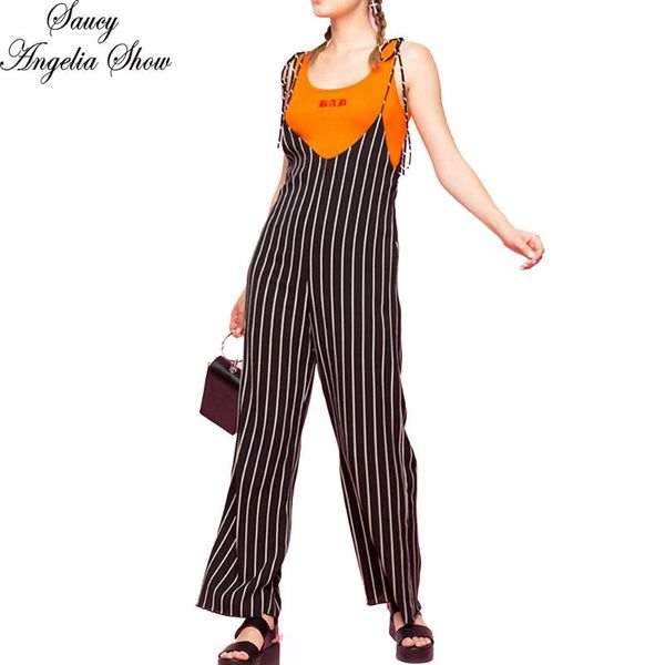 women's jumpsuits & rompers saucy angelia womens jumpsuit lace up strap bodysuits loose wide legs party overalls femme hollow out plays, Black;white
women's jumpsuits & rompers saucy angelia womens jumpsuit lace up strap bodysuits loose wide legs party overalls femme hollow out plays, Black;white