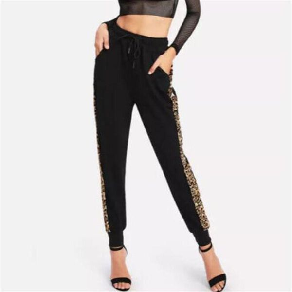women's pants & capris women leopard printed patchwork casual pencil black slacks long trousers 2021 baggy high waist drawstrings sweat, Black;white
women's pants & capris women leopard printed patchwork casual pencil black slacks long trousers 2021 baggy high waist drawstrings sweat, Black;white