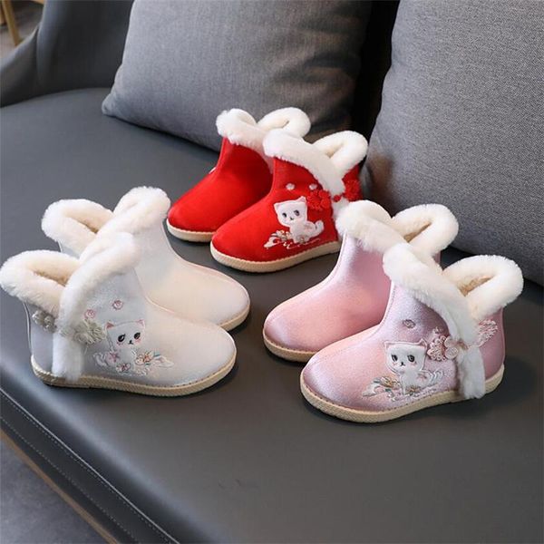 boots children short winter plush velvet warm girls thick embroidered chinese style hanfu shoes ancient eur 26-36, Black;grey
boots children short winter plush velvet warm girls thick embroidered chinese style hanfu shoes ancient eur 26-36, Black;grey