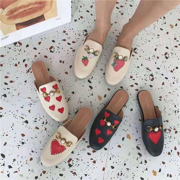 summer fashion 2021 women's slippers mules soft shoes female anti-slip sides pearl red love outside beach slides female flats, Black
summer fashion 2021 women's slippers mules soft shoes female anti-slip sides pearl red love outside beach slides female flats, Black