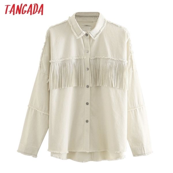 tangada women beige cotton tassel coats jacket loose long sleeves autumn winter ladies elegant coat ce494 211014, Black;brown
tangada women beige cotton tassel coats jacket loose long sleeves autumn winter ladies elegant coat ce494 211014, Black;brown