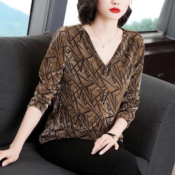 plus size 5xl women blouse velvet warm shirt autumn long sleeve blouse office ladies shirt blusas femme clothing 210225, White
plus size 5xl women blouse velvet warm shirt autumn long sleeve blouse office ladies shirt blusas femme clothing 210225, White