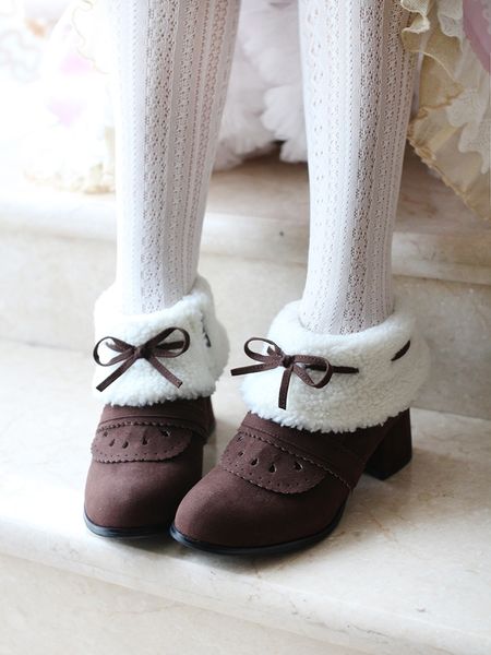 winter lolita stuffed snow princess short velvet women's shoes beautiful bowknot kawaii anime loli girls boots r4i8, Black
winter lolita stuffed snow princess short velvet women's shoes beautiful bowknot kawaii anime loli girls boots r4i8, Black