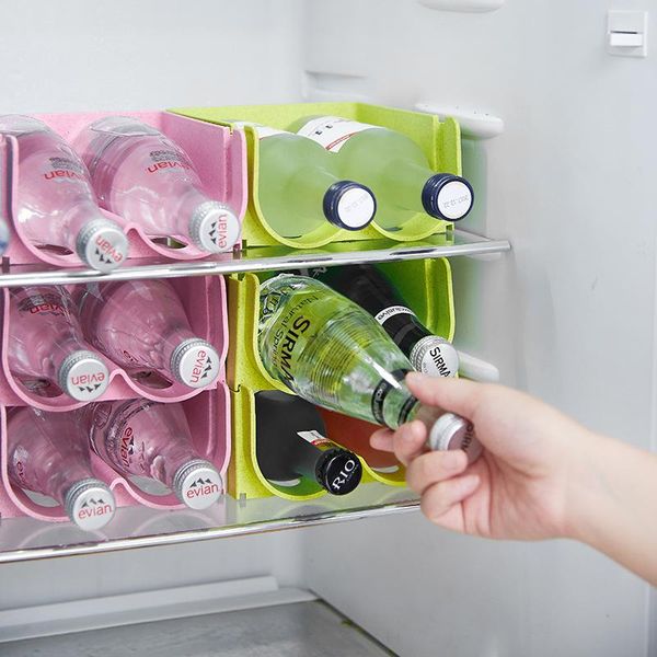 kitchen storage & organization 2 slots refrigerator organizer beer wine bottle rack holder space saving stackable
kitchen storage & organization 2 slots refrigerator organizer beer wine bottle rack holder space saving stackable