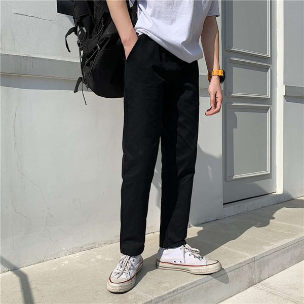 casual pants men's spring and summer fashion br sports straight nine point guard korean loose versatile, White;black
casual pants men's spring and summer fashion br sports straight nine point guard korean loose versatile, White;black