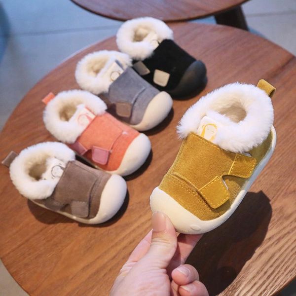 boots winter kids shoes children baby girl soft bottom first walkers boy non-slip warm plush infants sole sneakers, Black;grey
boots winter kids shoes children baby girl soft bottom first walkers boy non-slip warm plush infants sole sneakers, Black;grey