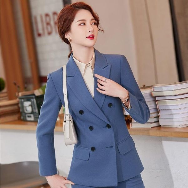 women's suits & blazers women coat fashion double breasted blue jacket ol styles autumn winter thick for business work blaser outwear, White;black
women's suits & blazers women coat fashion double breasted blue jacket ol styles autumn winter thick for business work blaser outwear, White;black