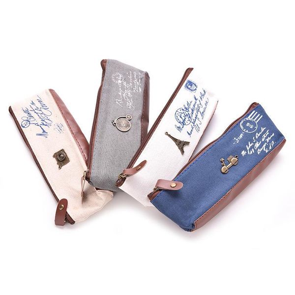 canvas pencil pen bags case retro zipper pencil bag for girls cosmetic coin wallet storage purse pouch for school supplies tools
canvas pencil pen bags case retro zipper pencil bag for girls cosmetic coin wallet storage purse pouch for school supplies tools