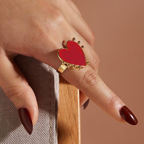 wedding rings fashion heart for women red dripping oil geometry metal finger ring female jewelry accessories 9792, Slivery;golden
wedding rings fashion heart for women red dripping oil geometry metal finger ring female jewelry accessories 9792, Slivery;golden