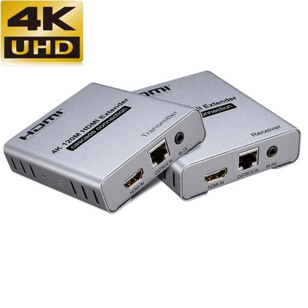 audio cables & connectors 4k extender with ir over cat5e/6 up to 120m cascade connection one tx n rx supported
audio cables & connectors 4k extender with ir over cat5e/6 up to 120m cascade connection one tx n rx supported
