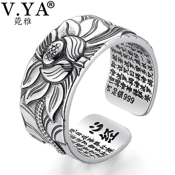 100% real 999 pure silver rings jewelry flower open ring for men male fashion size buddhistic heart sutra gifts
100% real 999 pure silver rings jewelry flower open ring for men male fashion size buddhistic heart sutra gifts