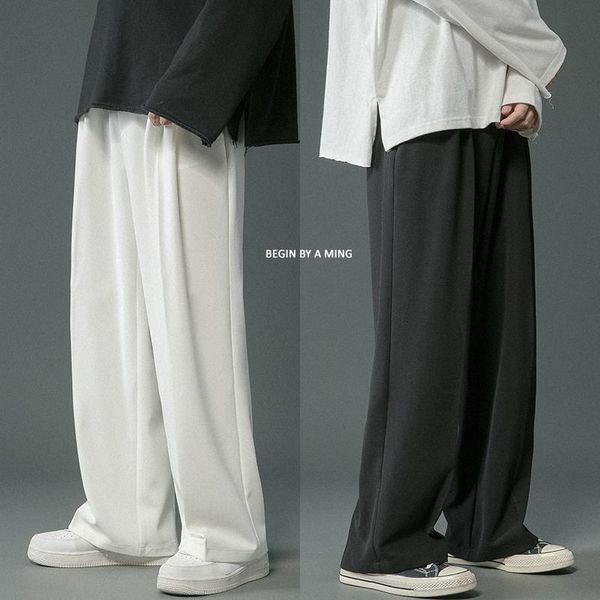 men's suits & blazers gray black white suit pants men fashion business society mens dress korean loose casual wide leg trousers m-2xl, White;black
men's suits & blazers gray black white suit pants men fashion business society mens dress korean loose casual wide leg trousers m-2xl, White;black