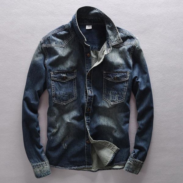 2021 mens new denim shirt slim fit pattern summer clothes for men 100% cotton soft comfortable two pockets jeans shirt, White;black
2021 mens new denim shirt slim fit pattern summer clothes for men 100% cotton soft comfortable two pockets jeans shirt, White;black