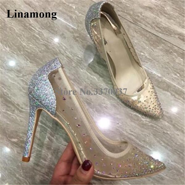 dress shoes ladies charming pointed toe bling rhinestone mesh pumps nude black lace crystal sequined high heels wedding
dress shoes ladies charming pointed toe bling rhinestone mesh pumps nude black lace crystal sequined high heels wedding