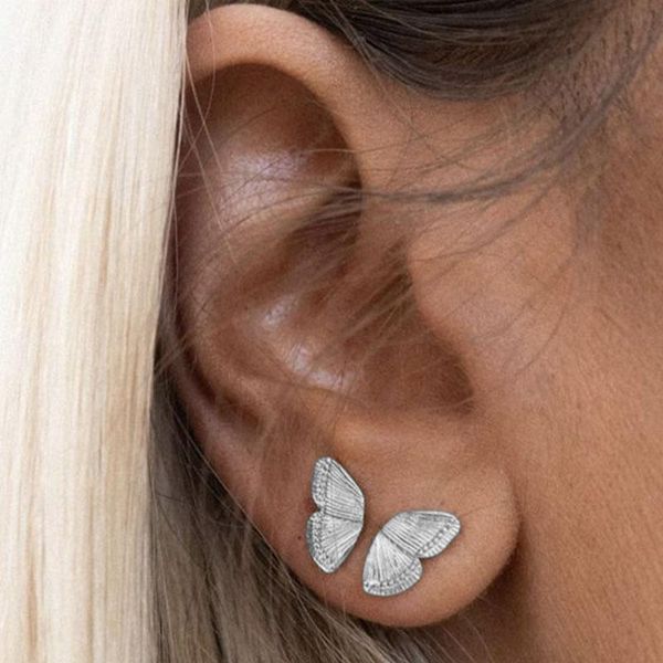 stud mini size gold butterfly earrings for women ladies fashion minimal personalizied small studs jewelry, Golden;silver
stud mini size gold butterfly earrings for women ladies fashion minimal personalizied small studs jewelry, Golden;silver