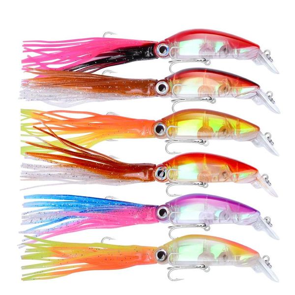 6pcs/lot 6 colors mixed 12cm 19.86g 3d eyes squid plastic hard baits & lures fishing hooks 1/0# hook pesca fishing jllwxj sport77777
6pcs/lot 6 colors mixed 12cm 19.86g 3d eyes squid plastic hard baits & lures fishing hooks 1/0# hook pesca fishing jllwxj sport77777