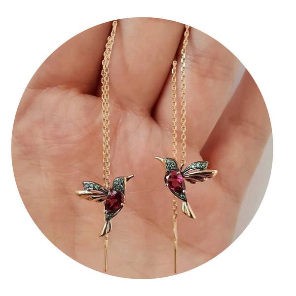 style bird elegant ear bolt earrings crystal swing long trees for women, Golden
style bird elegant ear bolt earrings crystal swing long trees for women, Golden