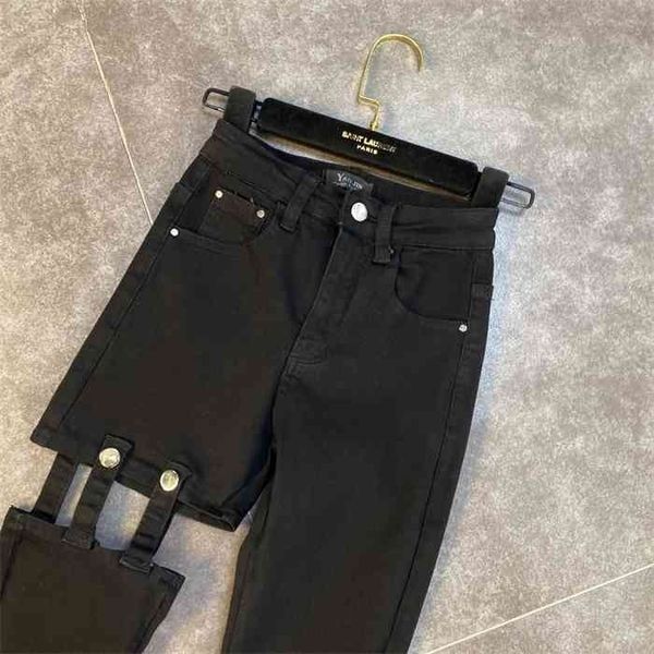 deat autumn arrivals high waist hollow out black denim long pencil pants women streetwear jeans mk110, Blue
deat autumn arrivals high waist hollow out black denim long pencil pants women streetwear jeans mk110, Blue