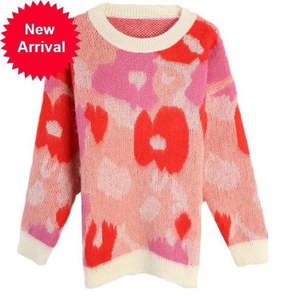 european autumn winter marks design products of women with long sleeves around the neck mohair printed loose red mesh sweater h7yl, White;black
european autumn winter marks design products of women with long sleeves around the neck mohair printed loose red mesh sweater h7yl, White;black