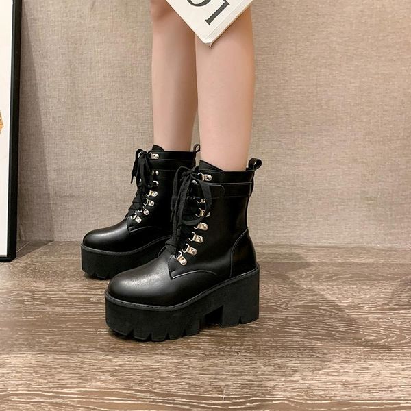 boots platform patent leather women autumn punk motorcycle block heel gothic shoes ankle ymb356, Black
boots platform patent leather women autumn punk motorcycle block heel gothic shoes ankle ymb356, Black
