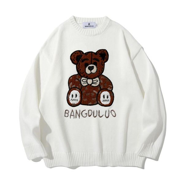 men's sweaters gtdom 2021 autumn vintage loose sweater cotton korean fashion cartoon printing o-neck long sleeve couple clothing, White;black
men's sweaters gtdom 2021 autumn vintage loose sweater cotton korean fashion cartoon printing o-neck long sleeve couple clothing, White;black