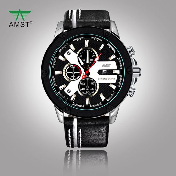 amst men's quartz luminous leisure waterproof watch student sports decoration three eye, Slivery;brown
amst men's quartz luminous leisure waterproof watch student sports decoration three eye, Slivery;brown