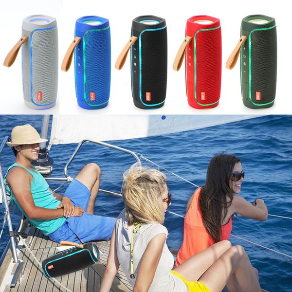 

20w high power bluetooth speaker tg287 waterproof portable column for pc computer speakers subwoofer boom box music center fm tf