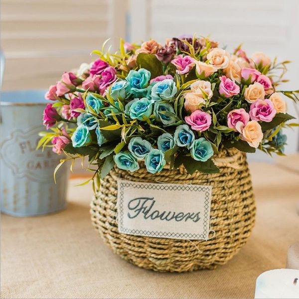 star rose simulation of plastic flowers home table wedding supplies vase plastic flowers 
star rose simulation of plastic flowers home table wedding supplies vase plastic flowers
