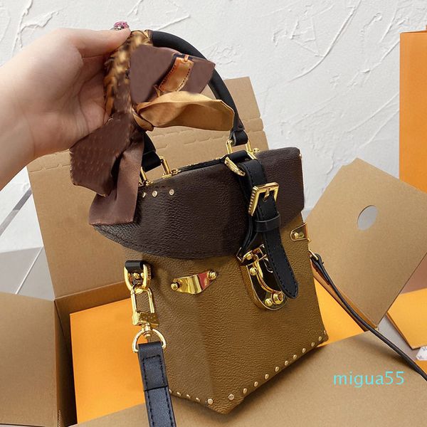 fashion women trunk totes bag luxurys designers shoulder bag leather artwork handbag handbags
fashion women trunk totes bag luxurys designers shoulder bag leather artwork handbag handbags