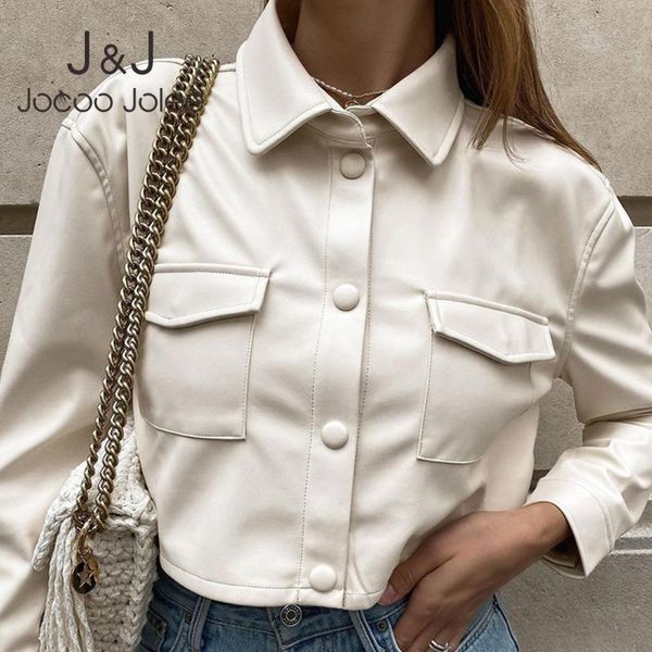 women's leather & faux women jacket motorcycle coat long sleeve black white pockets streetwear chic female cropped overcoat
women's leather & faux women jacket motorcycle coat long sleeve black white pockets streetwear chic female cropped overcoat