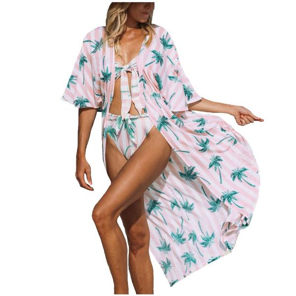 women's swimwear cover-ups women print chiffon beach blusa 2021 moda para mujer de kimono cardigan shawl loose outwearfast, White;black
women's swimwear cover-ups women print chiffon beach blusa 2021 moda para mujer de kimono cardigan shawl loose outwearfast, White;black