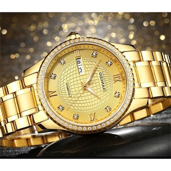 40mm sangdo luxury watches automatic self-wind movement plating 18ky case new fashion men's watch s43s, Slivery;brown
40mm sangdo luxury watches automatic self-wind movement plating 18ky case new fashion men's watch s43s, Slivery;brown