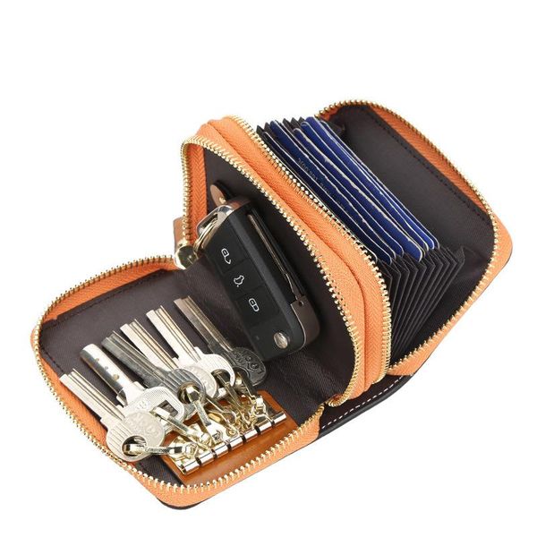card holders baellerry organ holder for women vintage pu leather purse with key hook ladies double zipper wallet cardholder, Brown;gray
card holders baellerry organ holder for women vintage pu leather purse with key hook ladies double zipper wallet cardholder, Brown;gray