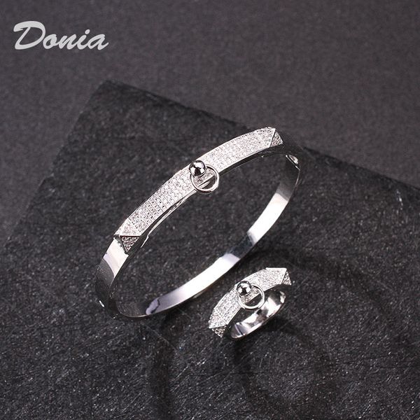 donia jewelry european and american fashion exaggeration classic geometric micro inlay zirconia bracelet ring set women's bracelet ring, Black
donia jewelry european and american fashion exaggeration classic geometric micro inlay zirconia bracelet ring set women's bracelet ring, Black