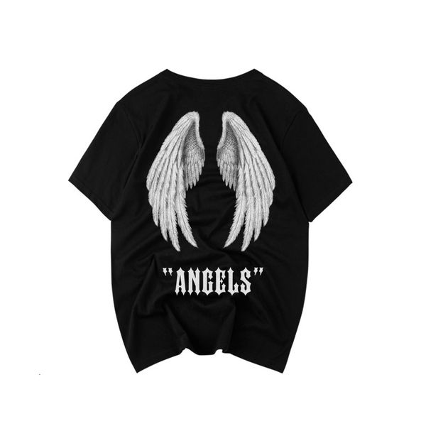 2021 arrival tshirt homme hip hop shirt o-neck angel wings sheer cotton short summer 539d, White;black
2021 arrival tshirt homme hip hop shirt o-neck angel wings sheer cotton short summer 539d, White;black