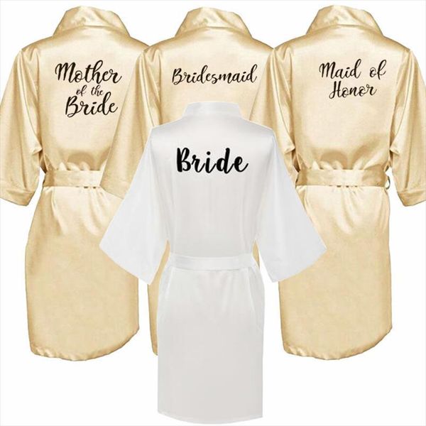champagne pink bride robe womens sleepwears satin bridal pajamas wedding bridesmaid mother sister of the groom robes, Black;red
champagne pink bride robe womens sleepwears satin bridal pajamas wedding bridesmaid mother sister of the groom robes, Black;red