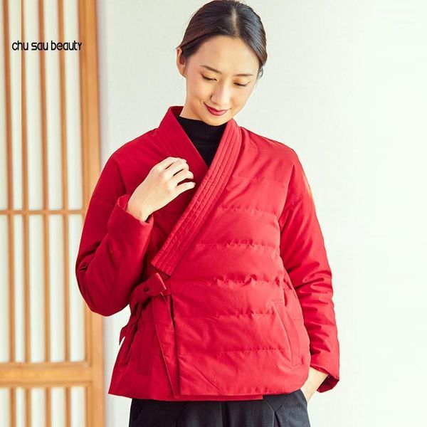 ethnic clothing 2021 retro chinese down jacket women's winter dress and art style tea coat thickened han suit, Red
ethnic clothing 2021 retro chinese down jacket women's winter dress and art style tea coat thickened han suit, Red