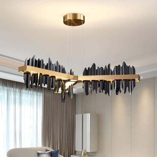 chandeliers nordic style crystal chandelier luxury remote control steel black and gold simple iceberg island design
chandeliers nordic style crystal chandelier luxury remote control steel black and gold simple iceberg island design
