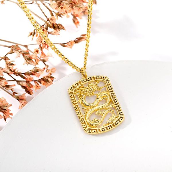gold hollow dragon pendant choker necklaces for women men jewelry gold color mascot ornament lucky symbol statement jewelry gift, Golden;silver
gold hollow dragon pendant choker necklaces for women men jewelry gold color mascot ornament lucky symbol statement jewelry gift, Golden;silver