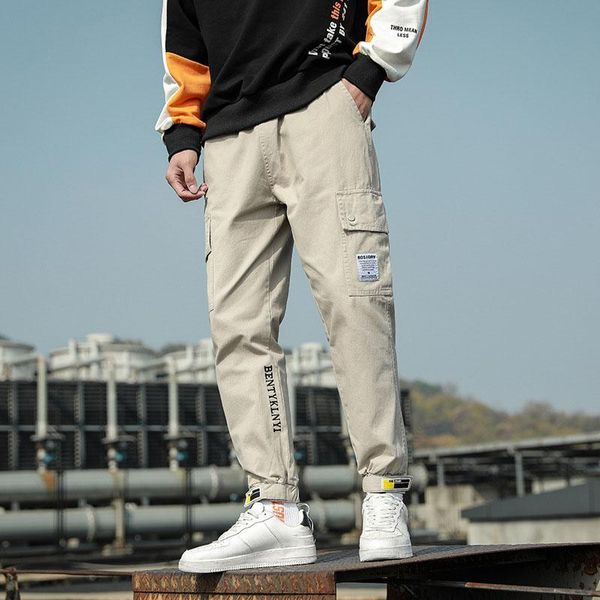 men's pants side pockets cargo harem 2021 black hip hop casual male joggers trousers fashion streetwear
men's pants side pockets cargo harem 2021 black hip hop casual male joggers trousers fashion streetwear