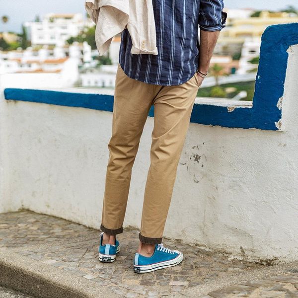 2021 summer new pants men casual garment dyed ankle-length trousers striped turn up cuffs plus size chinos si980556 ddma, Black
2021 summer new pants men casual garment dyed ankle-length trousers striped turn up cuffs plus size chinos si980556 ddma, Black