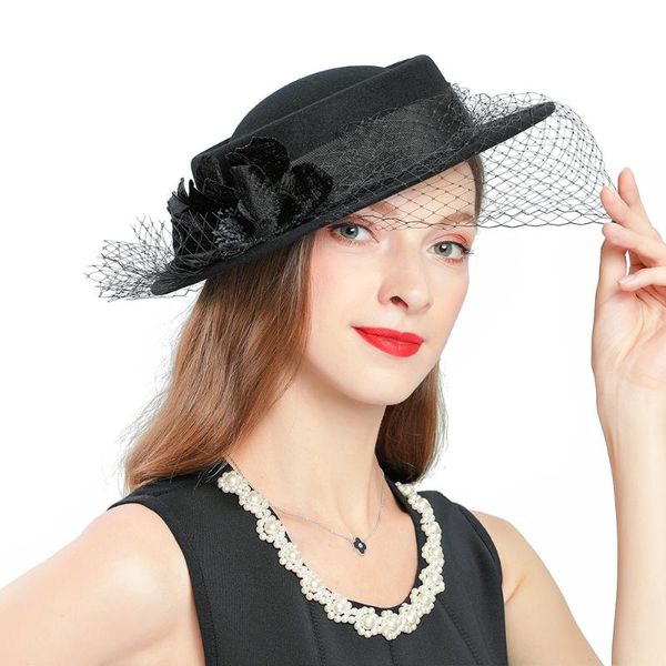 stingy brim hats women wedding wide fascinators jazz flower veil black headband fedoras hat cocktail tea party headwewar for girls, Blue;gray
stingy brim hats women wedding wide fascinators jazz flower veil black headband fedoras hat cocktail tea party headwewar for girls, Blue;gray