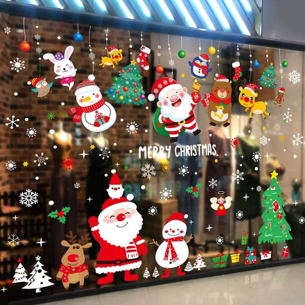 wall stickers christmas glass diy santa claus snowmen trees decals for living room shop window year festival home decoration
wall stickers christmas glass diy santa claus snowmen trees decals for living room shop window year festival home decoration