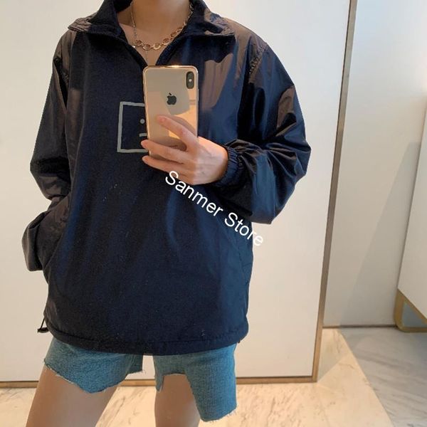 2021 new mulheres e homens smiley print jacket manga comprida gola alta metade zper outono inverno casaco p1o6, Black;brown
2021 new mulheres e homens smiley print jacket manga comprida gola alta metade zper outono inverno casaco p1o6, Black;brown