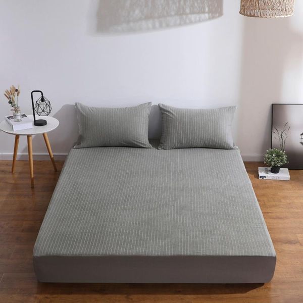 grey bed sheet stripe home fitted sheet waterproof bedding duvet cover home bedroom supplies
grey bed sheet stripe home fitted sheet waterproof bedding duvet cover home bedroom supplies